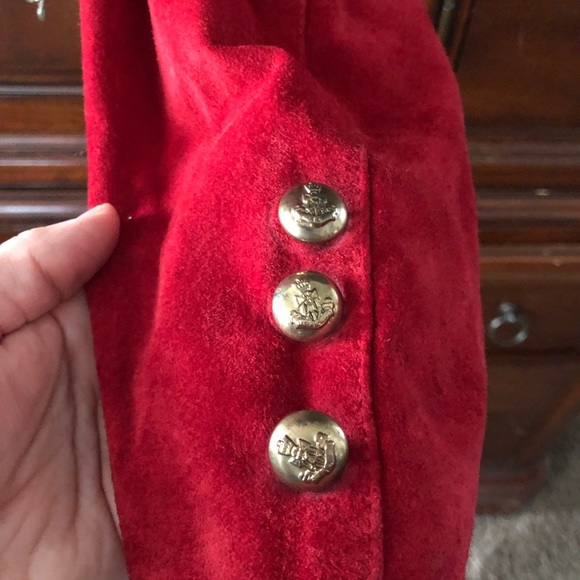 Vintage suede cropped jacket - Picture 7 of 8